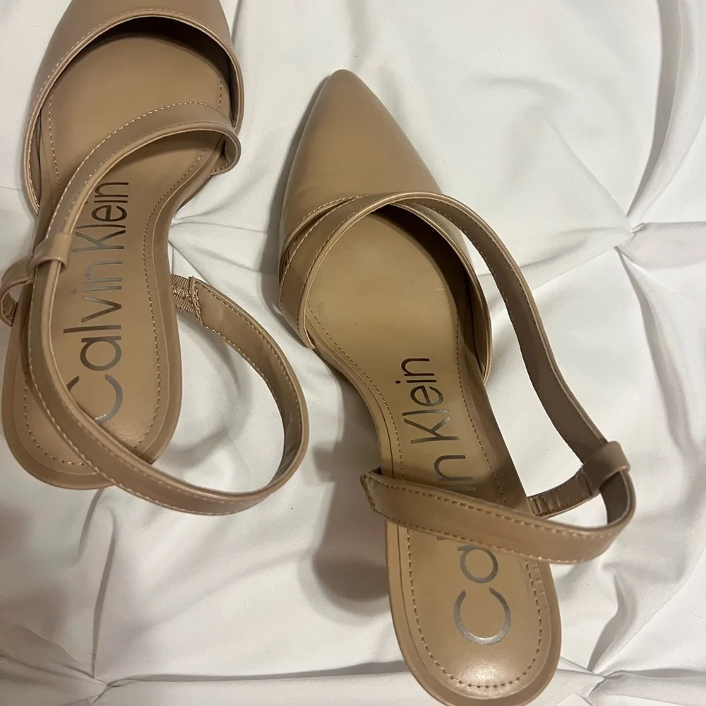 Calvin Klein Women's Neutral Heels - Picture 2 of 3